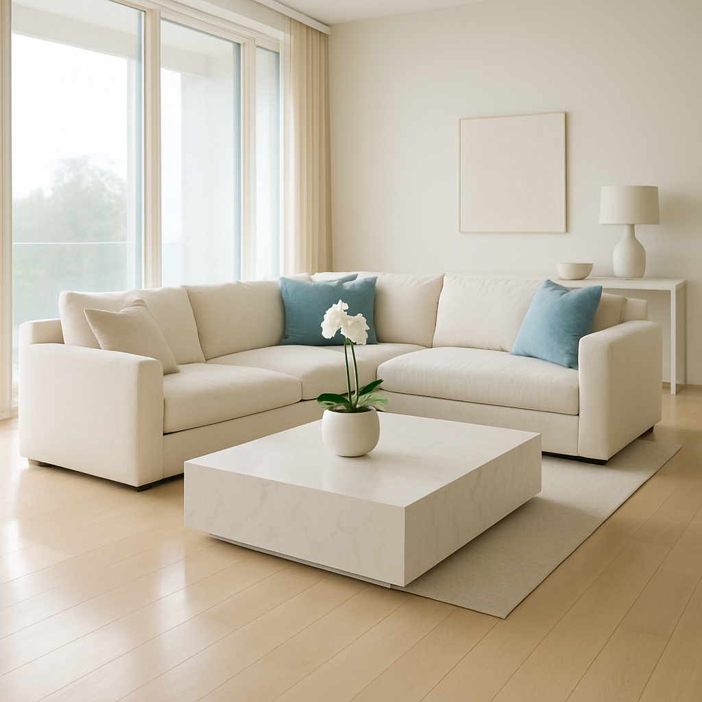 Clean living room